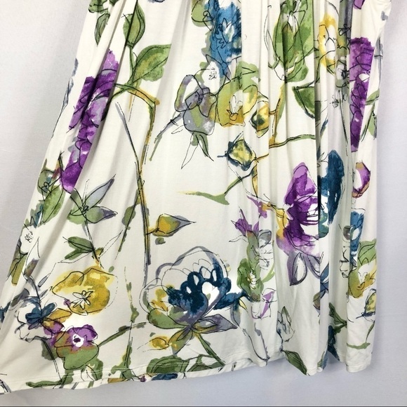 Anthropologie One September Isabel Floral Embroidered High Neck Tank Top XS - Picture 10 of 12